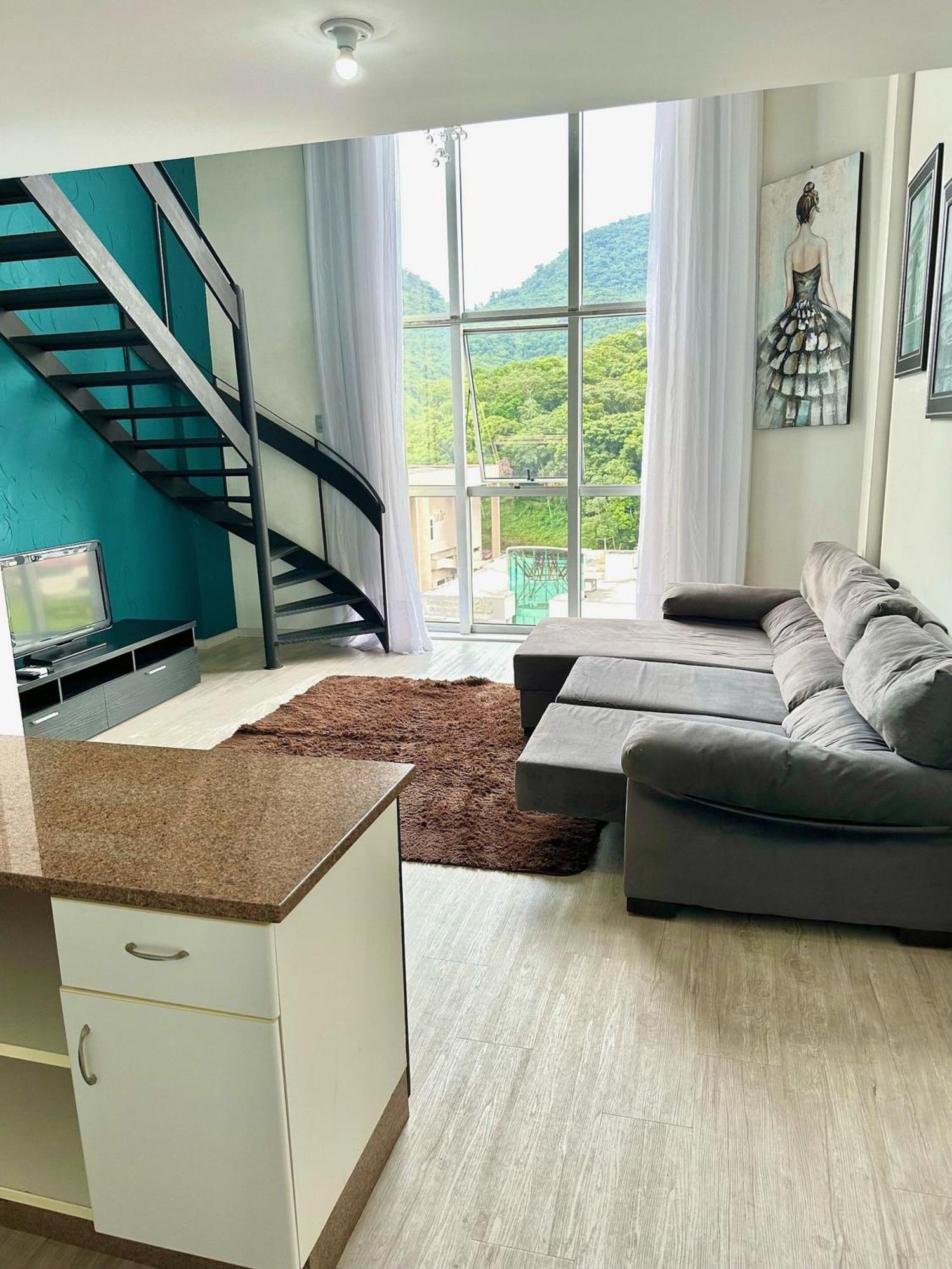 Saint Sebastian Flat 603- Com Hidro! Ate 3 Pessoas, Duplex, No Centro Villa Jaraguá do Sul Exterior foto